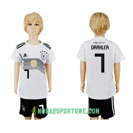 Koszulka Niemcy Draxler 7 Dziecięcy Mistrzostwa Świata 2018 Domowe Stroje Piłkarskie